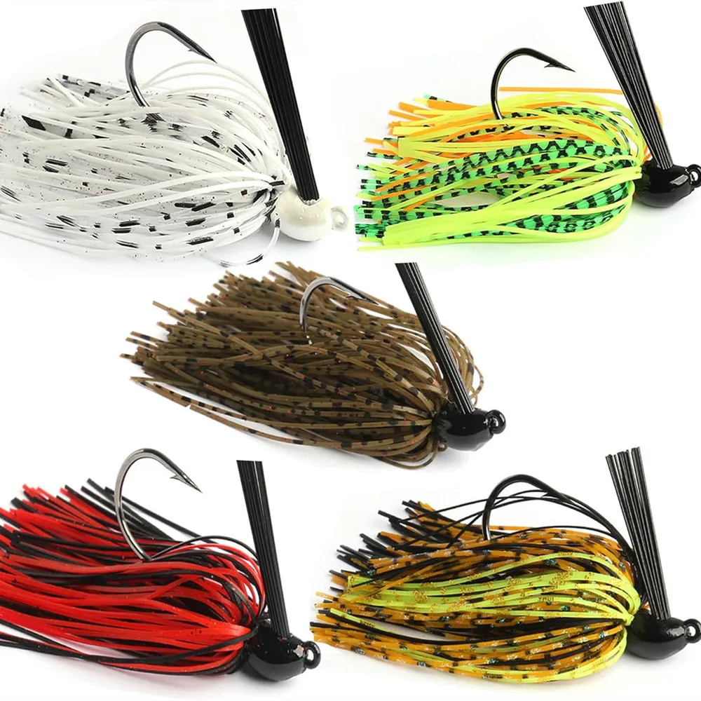 5pcs10gWeedlessSwimmingJigsSaltwaterChatterFishBaitsBass