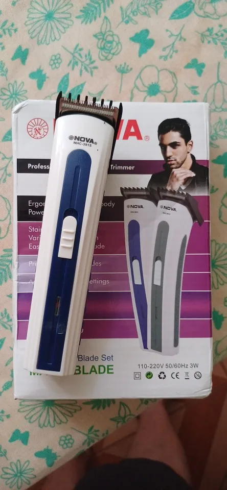 Máquininha De Cortar Cabelo e/ou Barbeador Portátil Aparador Barba 3915 bivolt Recarregável-ENVIO IMEDIATO PARA TODO BRASIL photo review
