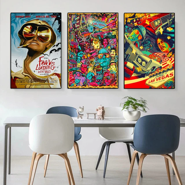 Disney Classical Comedy Adventure Fear And Loathing In Las Vegas Movie  Poster Print Graffiti Canvas Painting Wall Art Room Decor - AliExpress