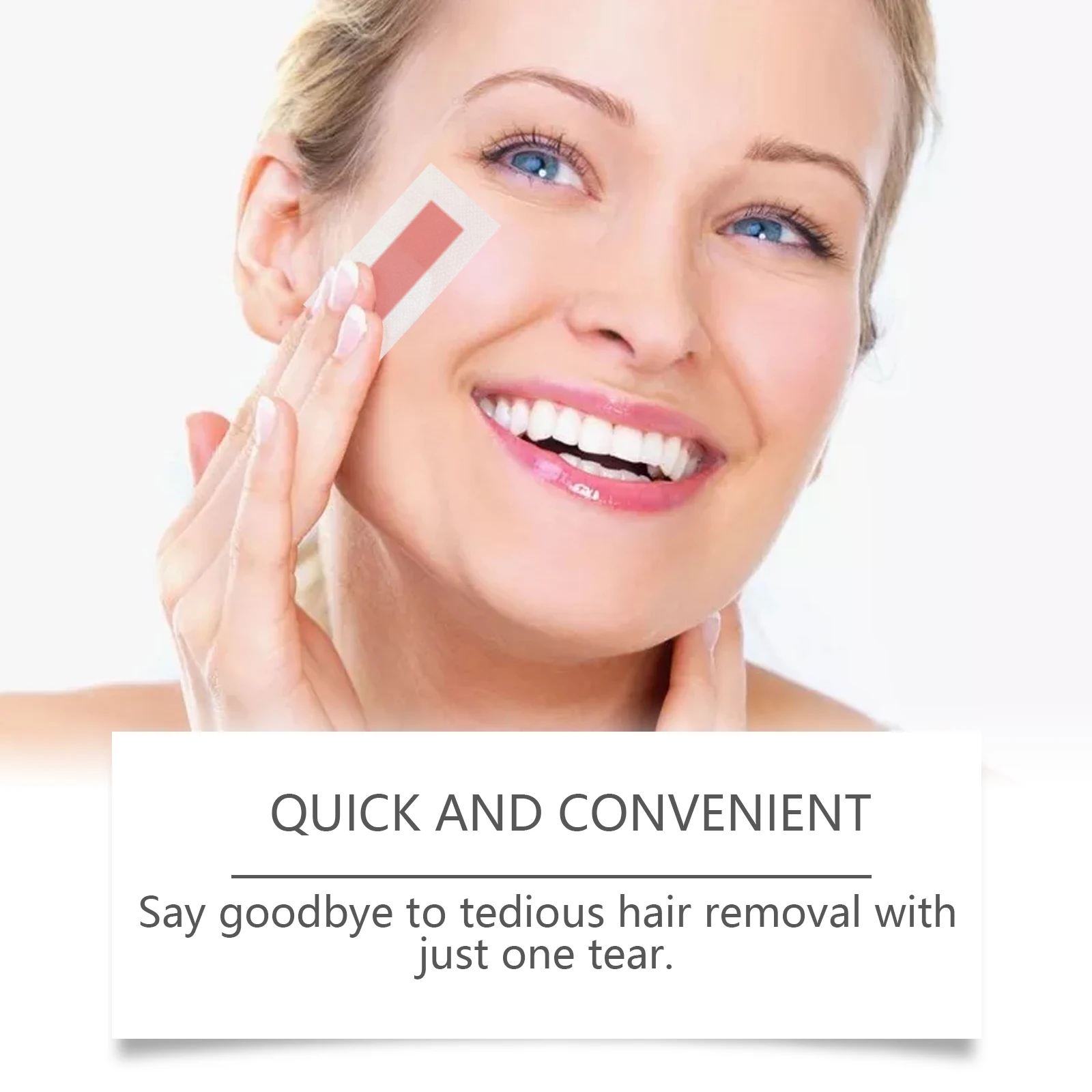 Professional Hair Removal Wax Strips for Face Temperate Harmless High Quality Dual-Side Non Woven Full Body Depilatory Papers 4