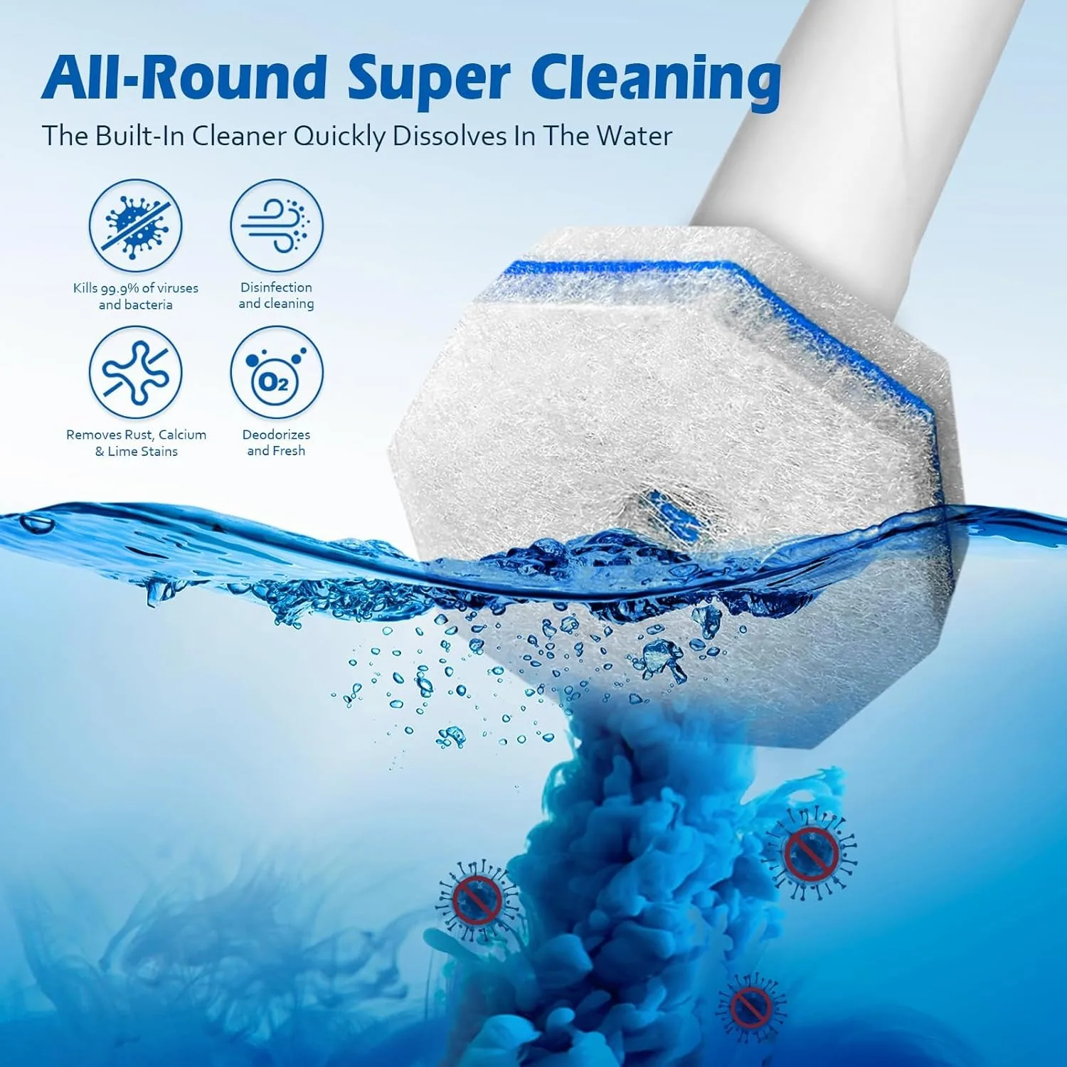 60/50/40/30/20/10 Pcs Toilet Wand Refill Compatible with clorox Toilet Wand Refill 5