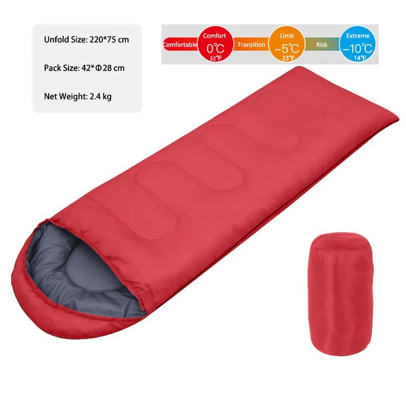 SleepingBagCampingUltralight24kgSleepingBagsWinterEnvelope