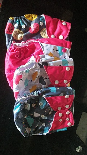 Kit de Fraldas Ecologicas Com 4 Peças Happy Flute photo review