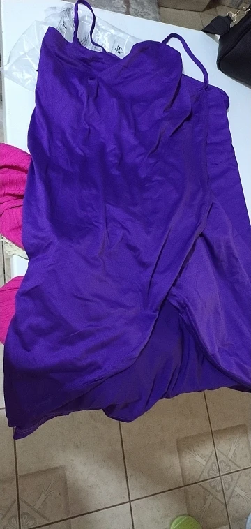 Luxe Polyester Wrap Beach Dress - Flattering Summer Cover-Up photo review