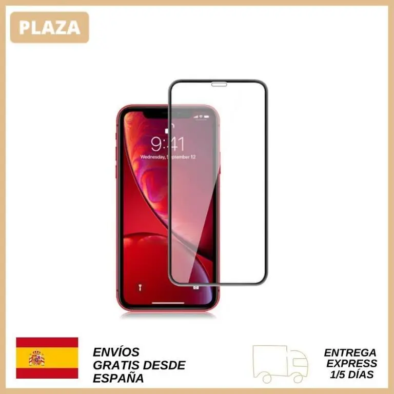 Pack De 2 Cristales Templado 3D De Pantalla Antiestatico Para Apple Iphone Xr Envio Gratis