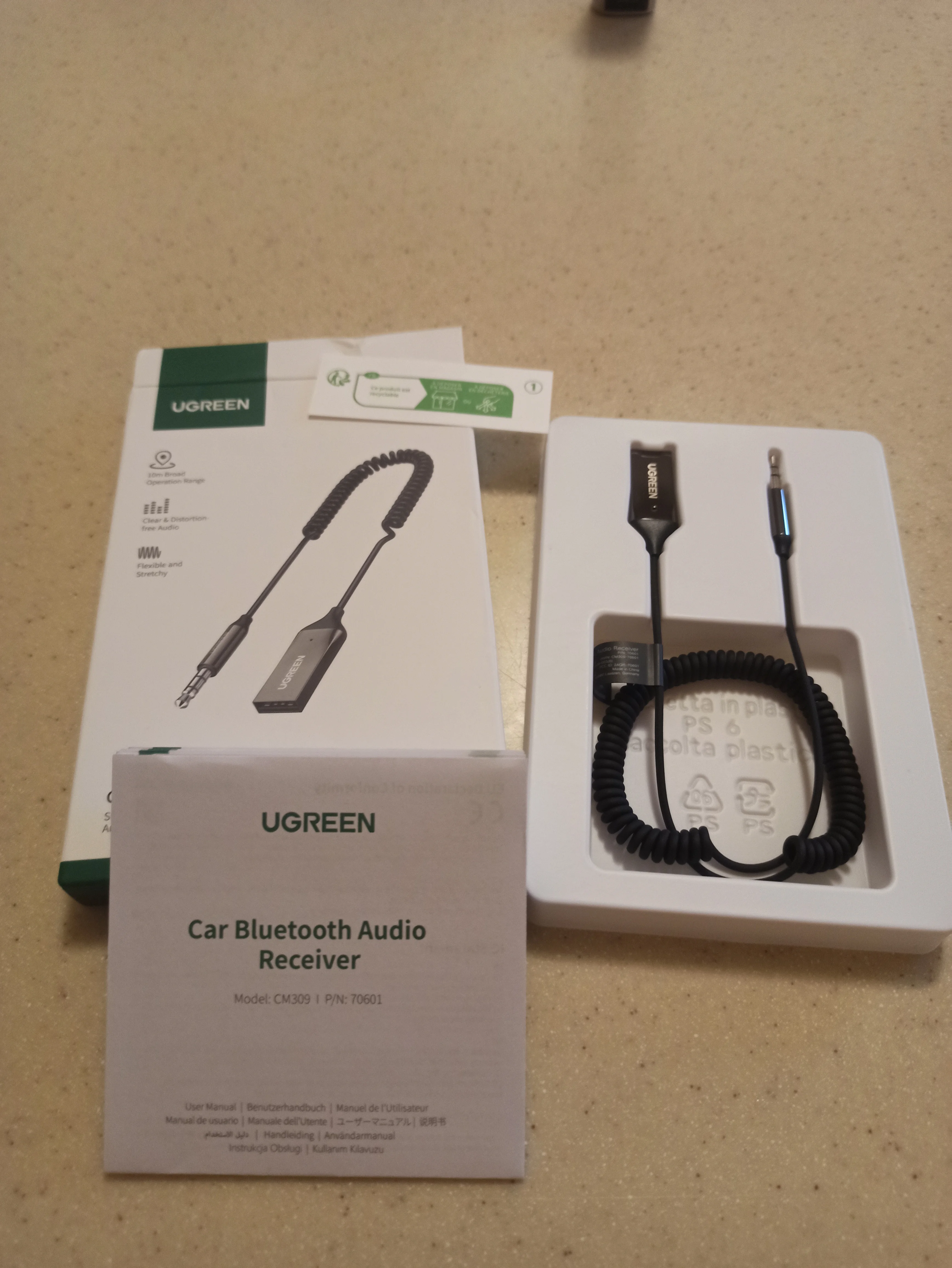 UGREEN Bluetooth 5.3 Car Receiver photo review