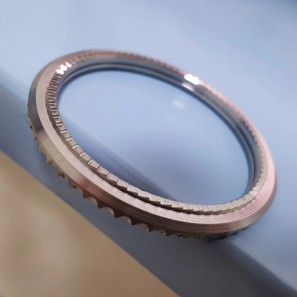 Steel Bezel with Black and Green Ceramic Insert