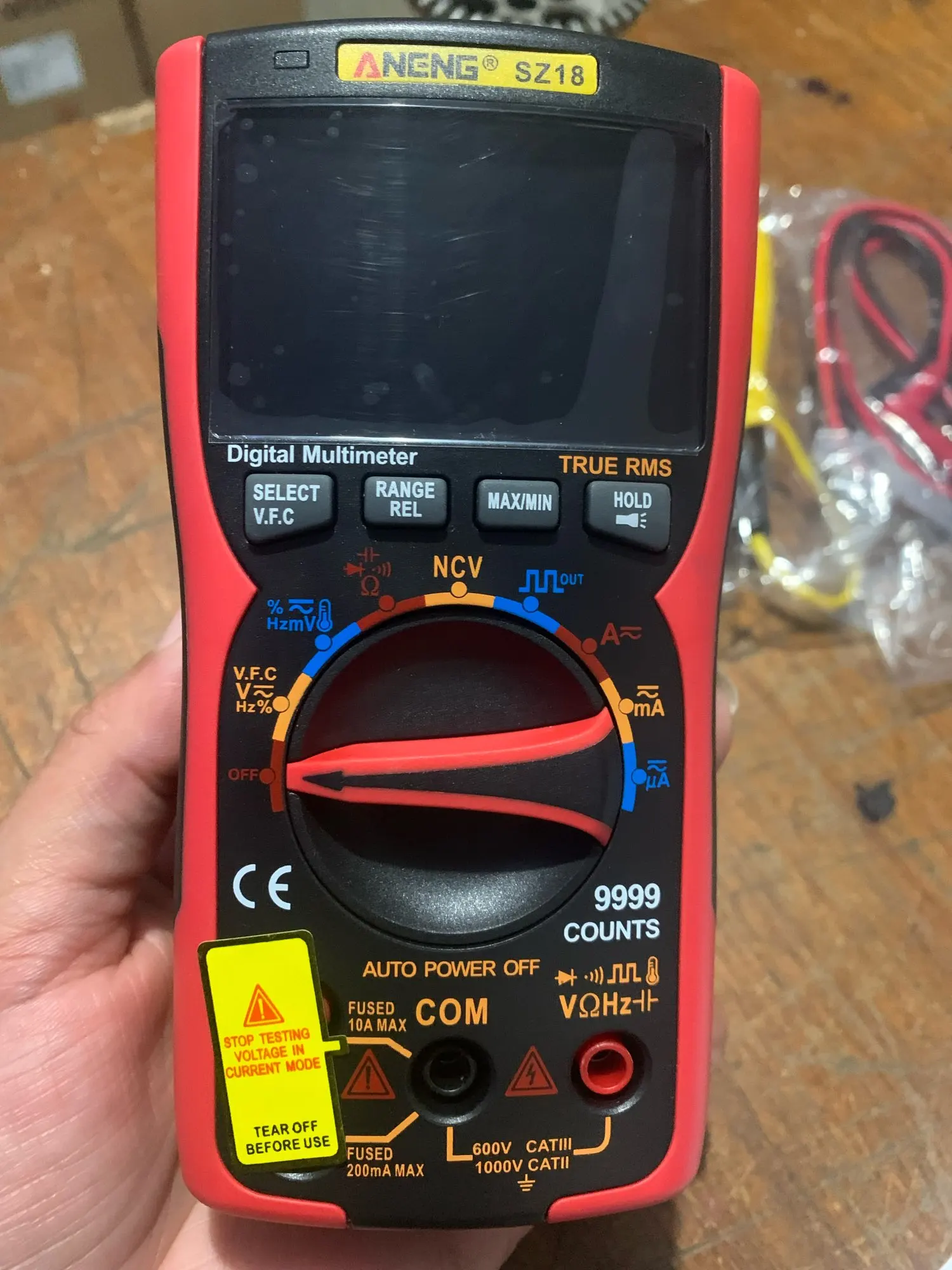 ANENG SZ18 multimetro digital profesional analogico polimetro multímetro  digital profissional tester digital multimeter profesional comprobador de  corriente metro multimeter voltimetro herramientas capacimetro digital