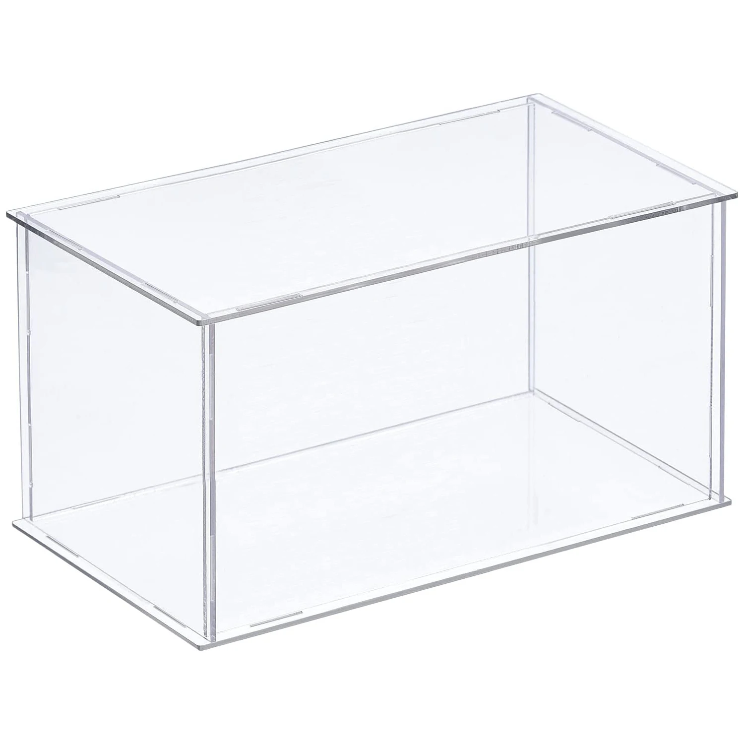 Clear Acrylic Display Case for Figures Toy Car Model Collectibles