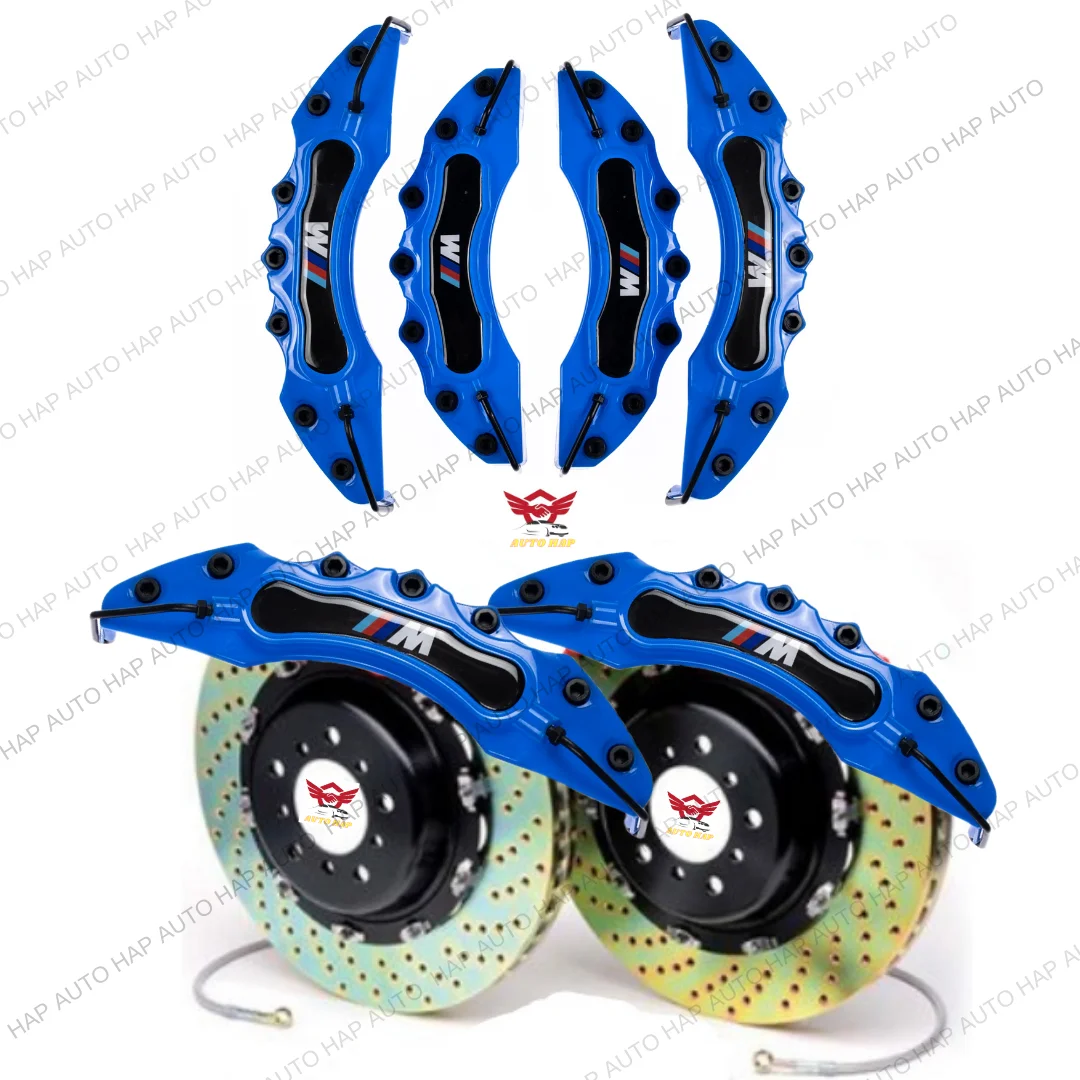 For BMW M BLUE Brake Caliper Cover 4Pcs 16 to 21 .Inches Auto