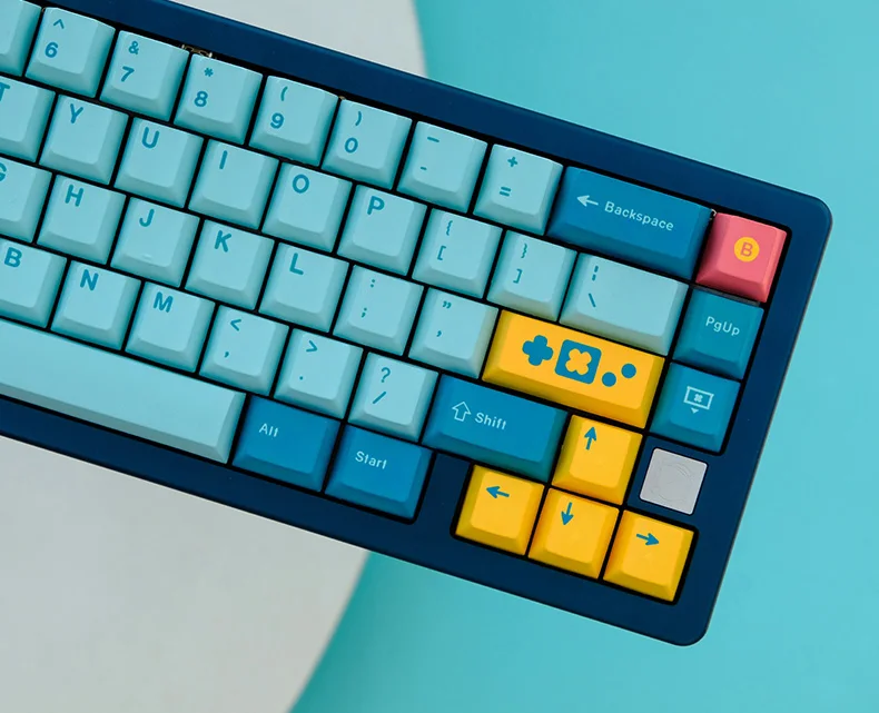 134 chaves gmk retrocast keycaps cereja perfil