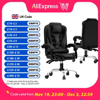 Executive Office Chair High Back Desk Chair Ergonomic Recliner Computer Chair Gaming Chair for Home Office Working