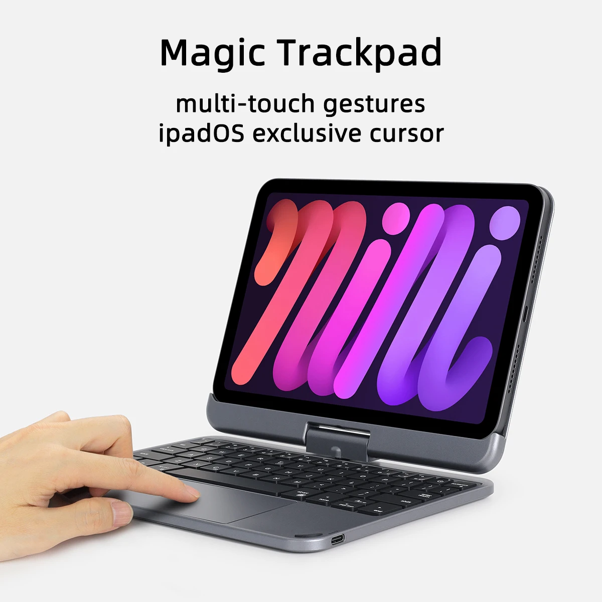 Étuis Pour Tablettes Sacs DOQO Magic Keyboard Pour Ipad Mini 6