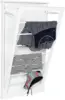 Wall-Mounted Drying Rack, White, Ideal for Laundry or Dish Drying. 1