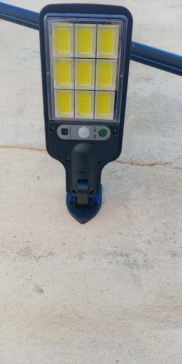 Wall Lamp, Solar Lamp, Lighting Mode, Motion Sensor Lamp Outdoor 9-grid Cob Solar Wall Lamp Garden Wall Courtyard Path Lighting photo review