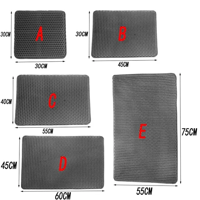 Cat Litter Mat Pet Toilet Waterproof Double Layer Pet Litter Box Mat Nonslip Sand Cat Washable Mat Clean Pad Pet Clean Supplies 5