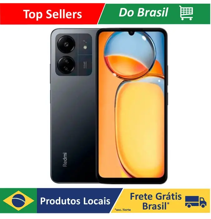 Xiaomi-redmi 13c ds、午前0黒、6.74インチ、4 128GB、50 2 8mp