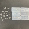1Pc/3Pc Love Wings Butterfly Knot Cross 3D Silicone Mold 4*2cm Y2K Transparent Template DIY Nail Jewelry Make Mold Manicure Tool 1
