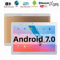 Hot Sales 10.1'' Android 7.0 K109 4G Lte Phone Call Tablet PC Quad Core 2GB RAM 32GB ROM Dual Camera WIFI 1920 x 1200 IPS Screen 1