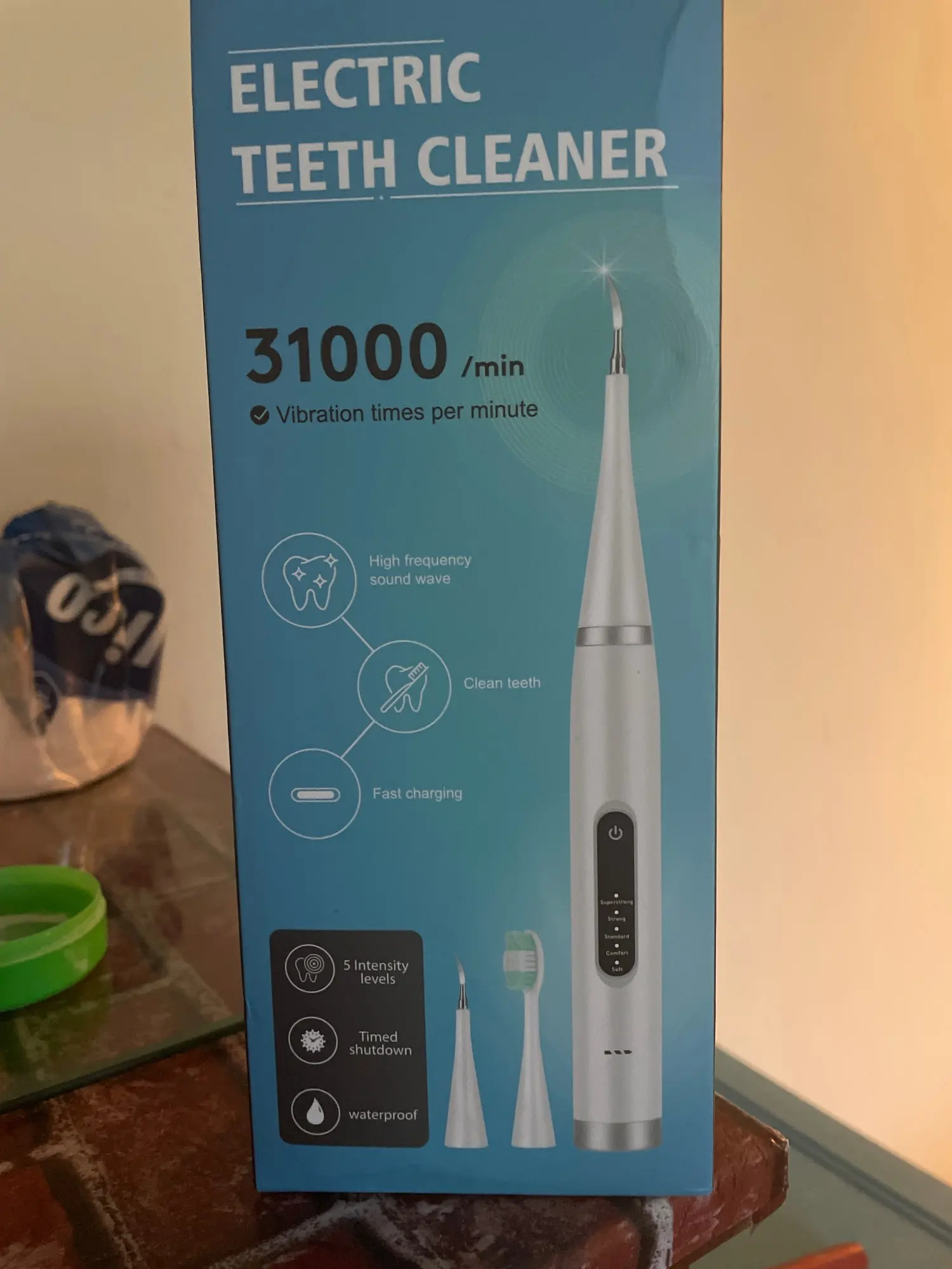 Electric Teeth Whitening Dental Calculus Scaler Plaque Coffee Stain Tartar Removal High Frequency Sonic Toothbrush Teeth Cleaner photo review