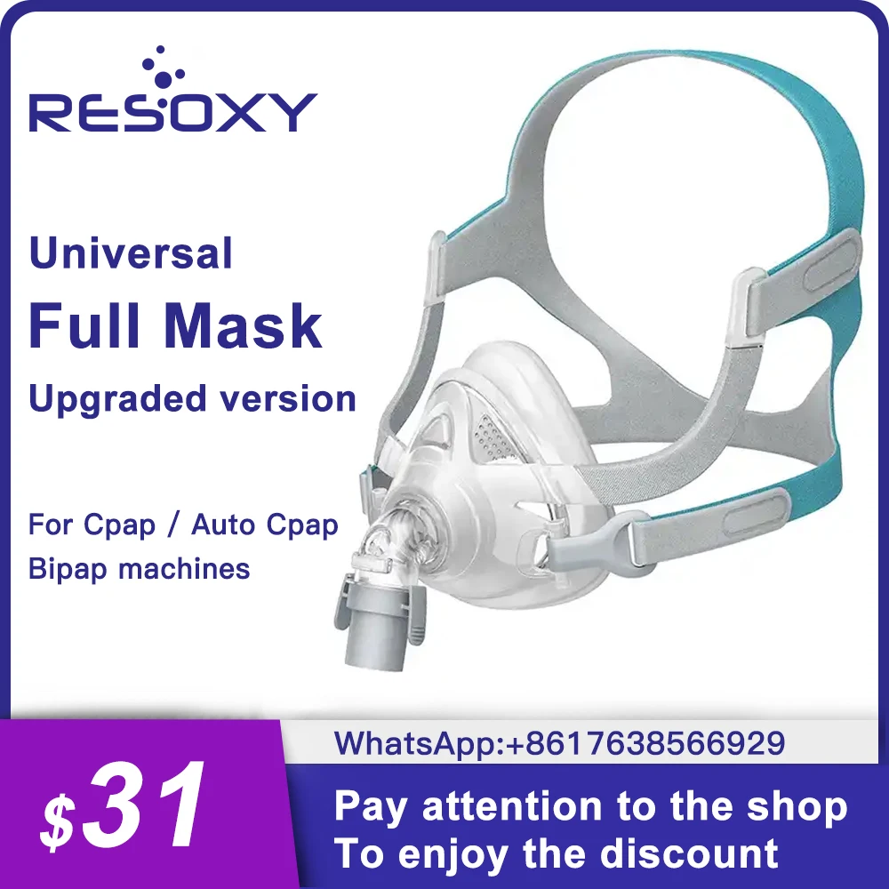 Resoxy-CPAP-M-scara-Facial-Completa-Auto-CPAP-APAP-BIPAP-Anti-Ronco ...