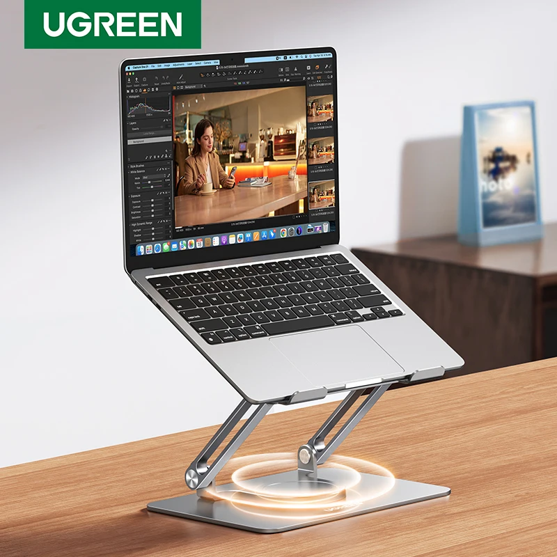 UGREENLaptopStandForMacbookProFoldableVerticalNotebookStand