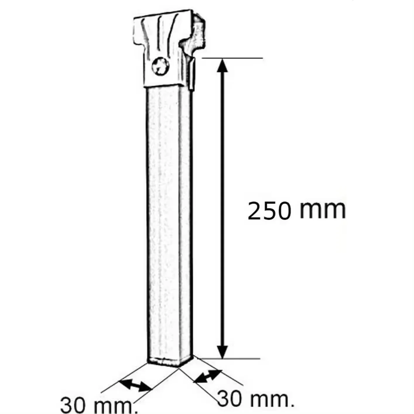 Patas para Somier 25 cm con anclaje directo