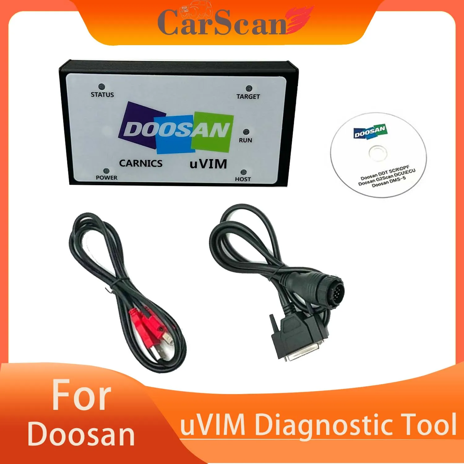 

New Version For Doosan uVIM DMS-5 Auto ECU Scanner Tool Excavator Truck Heavy duty Engine System Diagnostic Tool