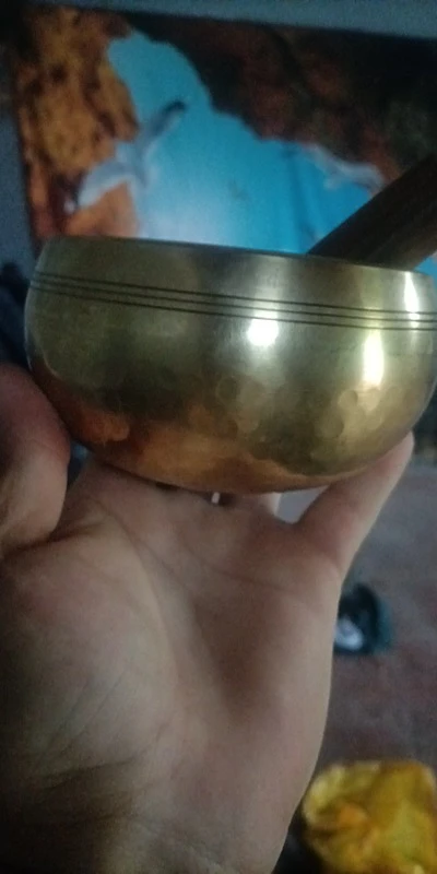 Nepal Hand-made Buddha Sound Bowl | Brass Meditation Singing Bowl photo review