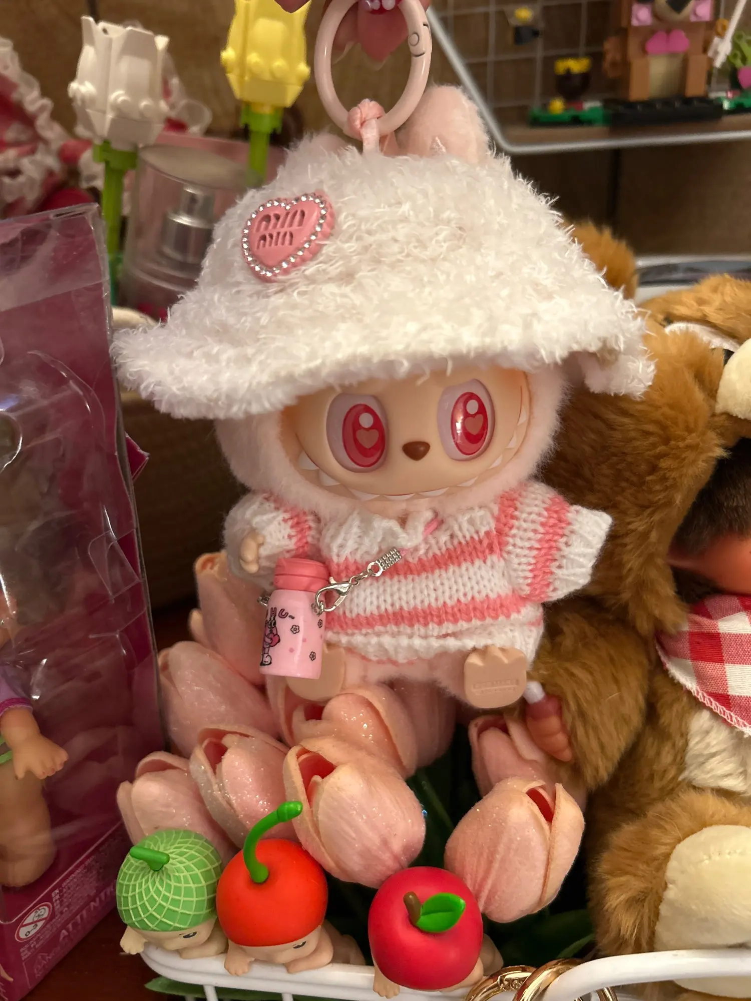 Labubu Doll Clothes: 15/17CM Idol Kpop Style Mini Plush Overalls Set photo review