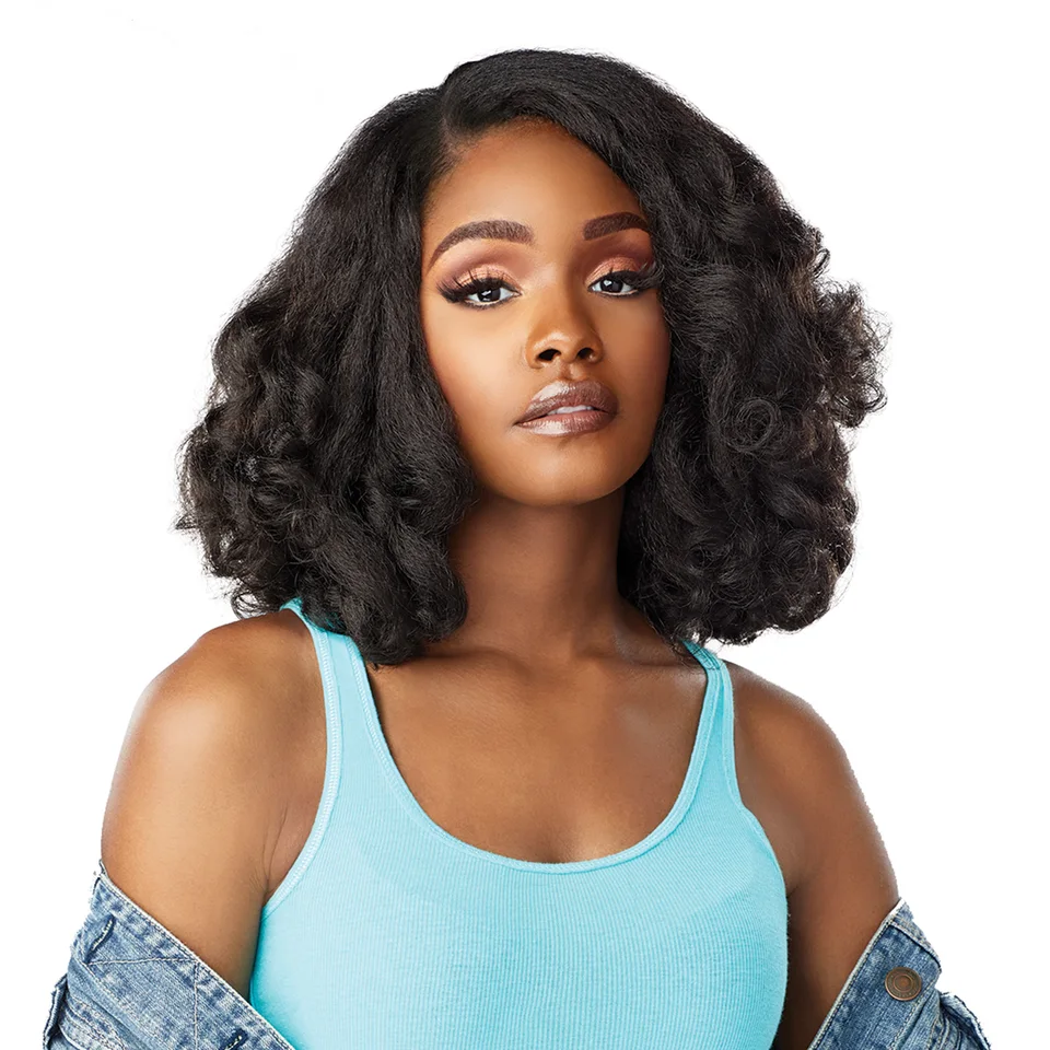 Sensationnel Textured Clip Ins Kinky Hair Extensions