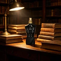 JPG Eau de Parfum 4.2 FL OZ 125ML, Flacon Torse Masculin avec Rayures Militaires Noires et Dorées, Notes de Fond Épicées à la Cardamome, Cadeau de Fêtes Recommandé 4