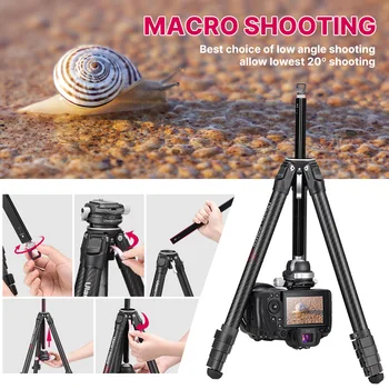 VIJIM Ulanzi and Coman Zero Y Full Carbon Fiber Professional Lightweight Photography Travel Tripod For DSLR Camera Canon Sony 3