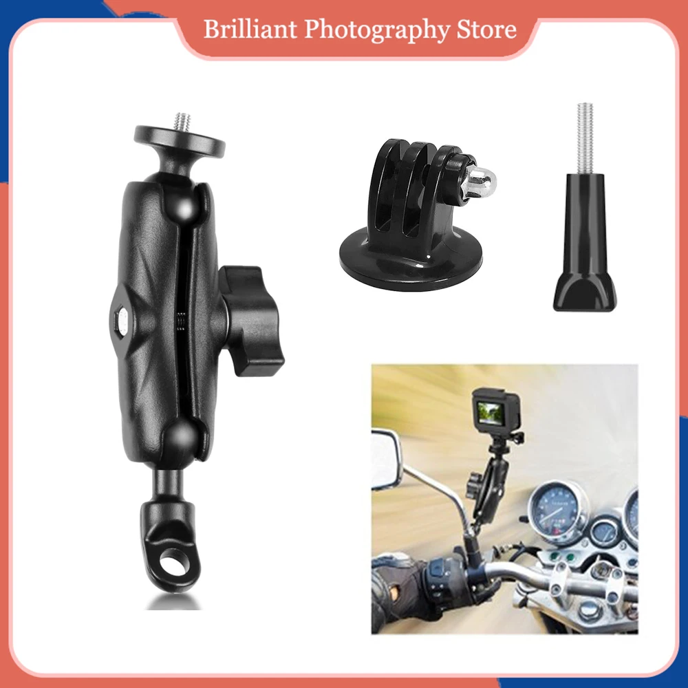 Motorbike RearView Mirror Mount Bracket for Insta360 Ace Pro One X3