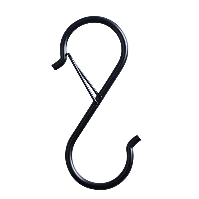 10 /100pcs Metal Hanging Hooks S Shaped Hanger Hook Hanging Heavy Duty Hooks Clasp For Kitchen Pot Shelf Home Bathroom Storage_voghion.com