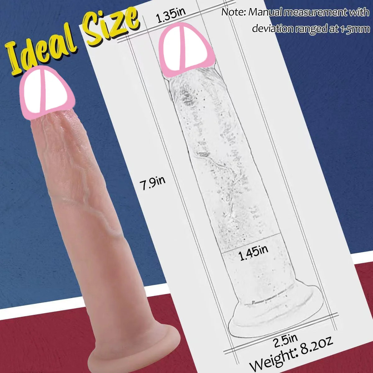 Realistic Dildo Man Dick Soft Penis With Suction Cup Adult Women Sex Toy Artificial penis for Women Vaginal G-spot Massage Toy