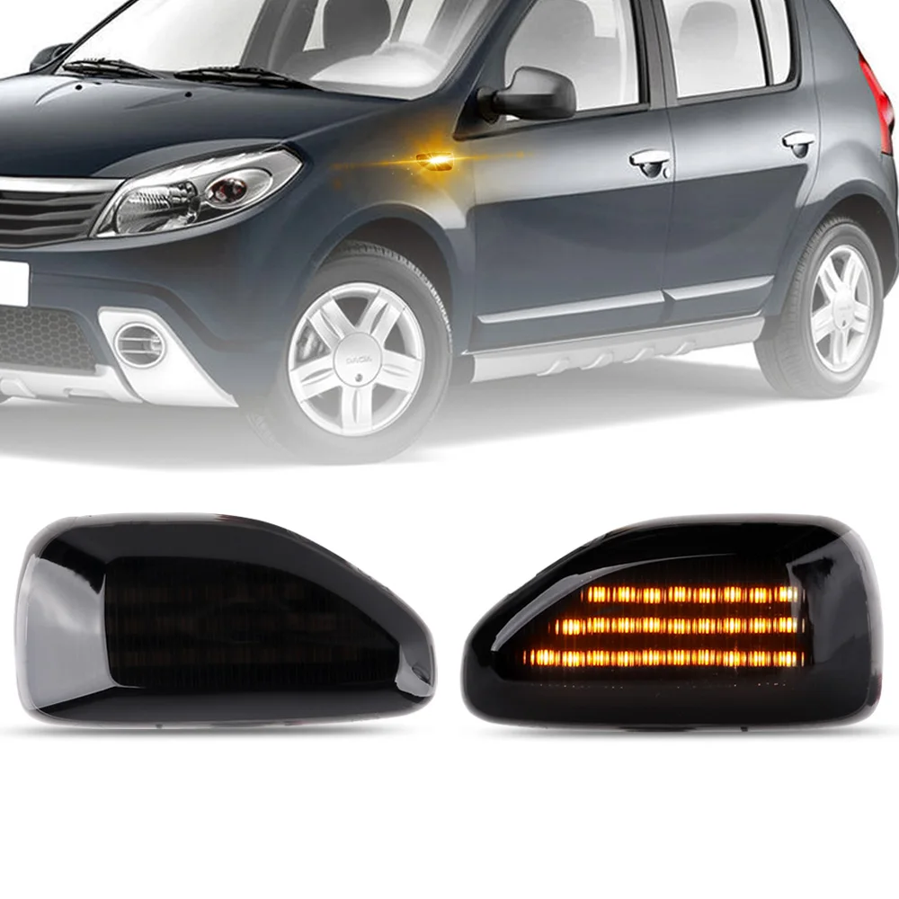 CarAccessories2PCSLEDSideMarkerTurnSignalLightsforRenault