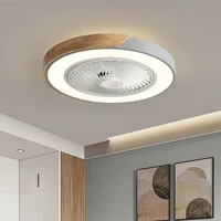 Smart Ceiling Fans With Light For Living Room Dining Room Blades Reversible 6 Speeds 52CM Fans Lighting 36W Low Floor 2