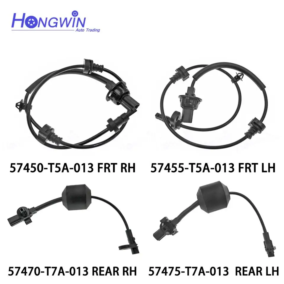 Front Rear R Left ABS Wheel Speed Sensor 57475 T7A 013 For Honda