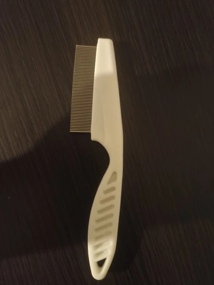 Professional Flea Comb for Dogs and Cats, Effective Grooming Tool for Removing Fleas and Ticks photo review