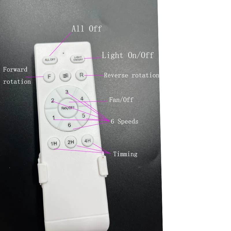 Modern Led Ceiling Fan Without Lights DC Motor 6 Speeds Timing Fans 20CM Low Floor Loft Remote Control Lux&vitae Fan With Lights 4