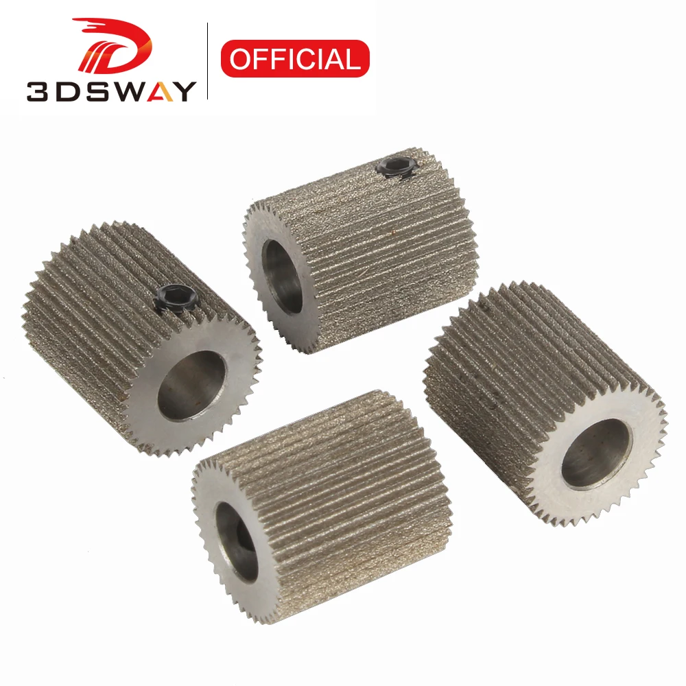 For 3D Printer Extruder Mk7 MK8 MK10 Extrusion Gear 40 Tooth Teeth Brass or Stainless Steel Drive Gear Feeding Gear Wheel mk7 mk8 cr10 extrusion gear 26 40 50 tooth teeth brass or stainless steel drive gear feeding gear wheel for 3d printer extruder