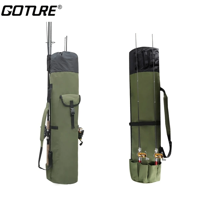 Goture Large capacity Fishing Rod Bag Portable Folding Reel Tackle