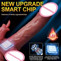 Realistischer Dildo-Vibrator, Fernbedienung, Penis lecken, Klitoris, Penetration, Anal, weiblicher Masturbator, großer Schwanz, Sexspielzeug für Frauen 5