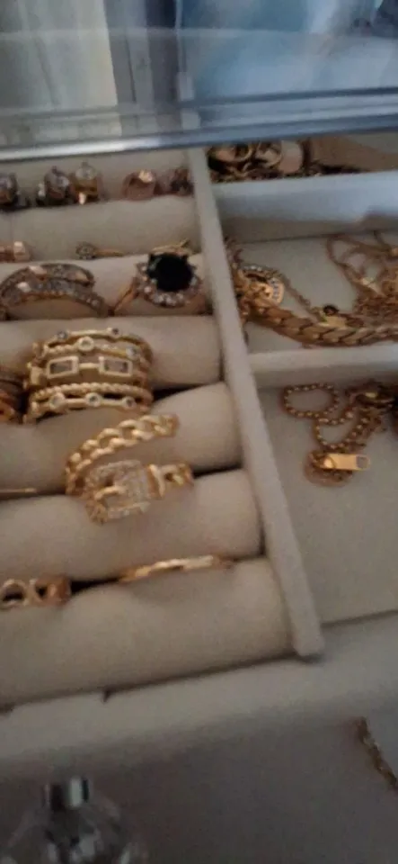 Fashion Gold Color Stainless Steel Rings photo review