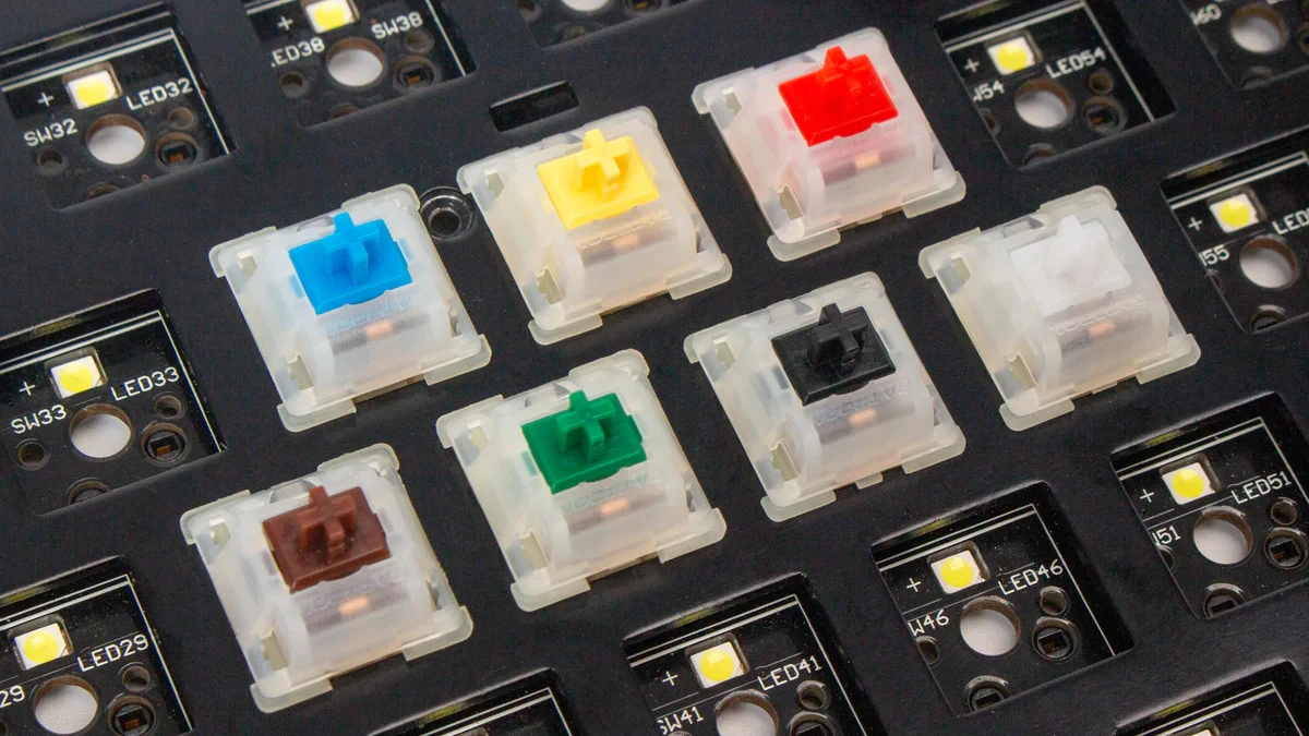 Interruptor Leitoso para Teclado Mecânico Gateron Ks3x1 110 Pcs - Imagem 3