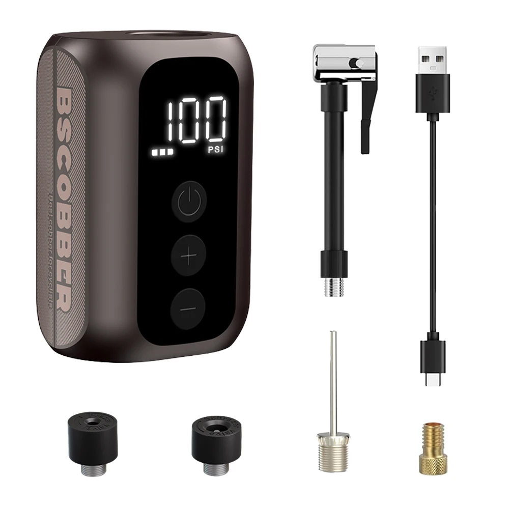 BSCOBBER A5mini Portable Air Pump Portable Rechargeable Wireless Bicycle Accessories thumbnail 6