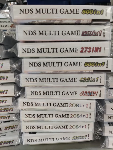 4300 500 486 208 em 1 compilação cartucho de jogos vídeo multi jogo  combinação cartão clássico para nintend nds ndsl ndsi 2ds 3ds console -  AliExpress