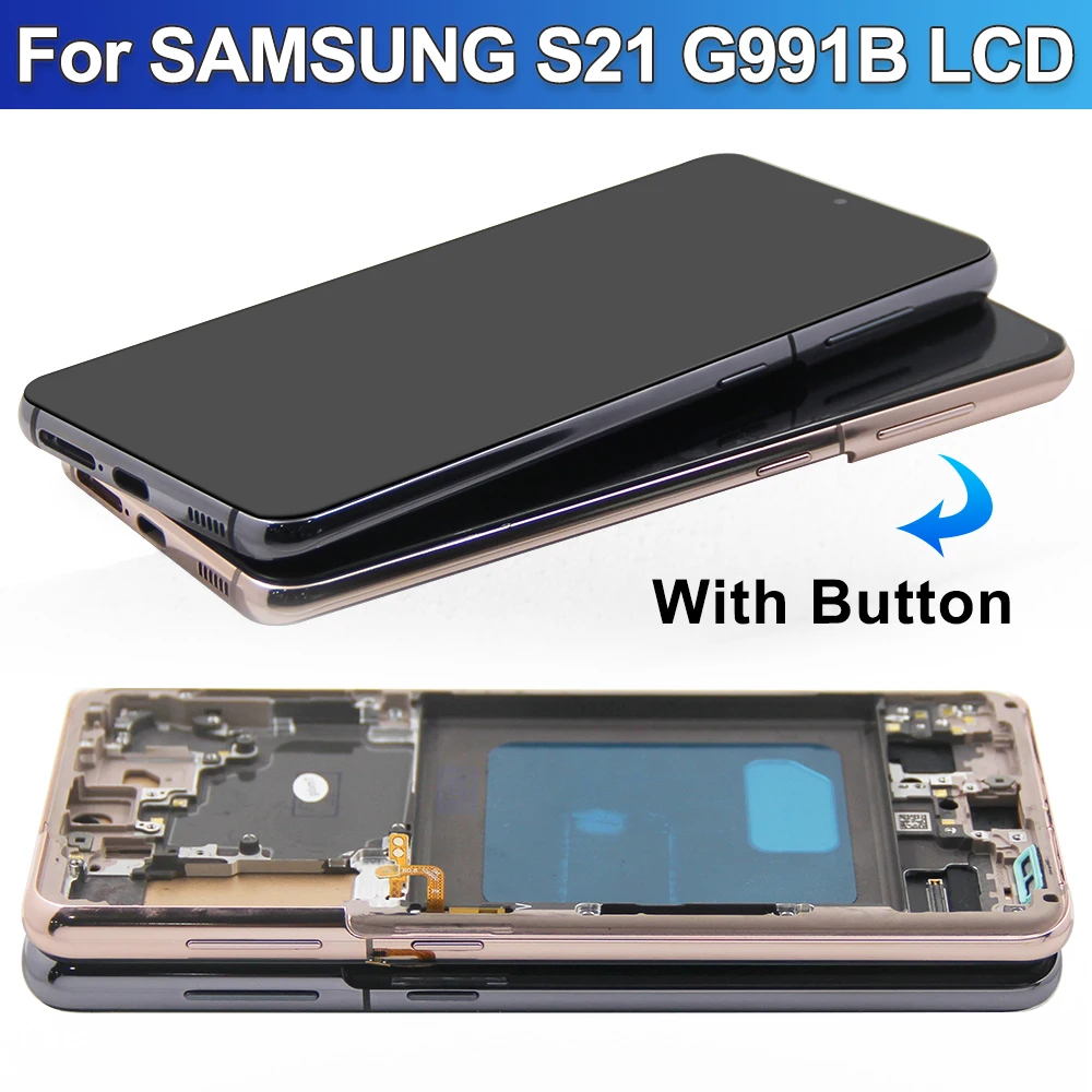 ׽Ʈ TFT ǰ Ｚ S21 5G ÷ SM-G991B G991B/DS G991U, S21 LCD ÷ ġ ũ Ÿ  