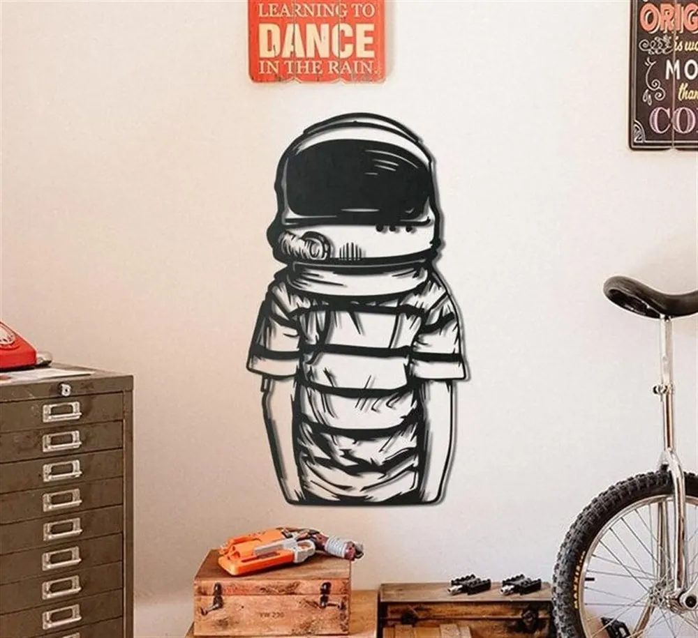 

Детский Металлический Настенный декор астронавт